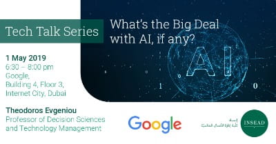 TECH TALK @ Google: What’s the Big Deal with AI, if any?