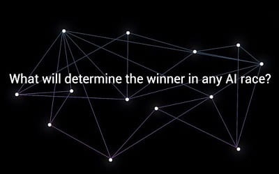 What will determine the winner in any AI race?