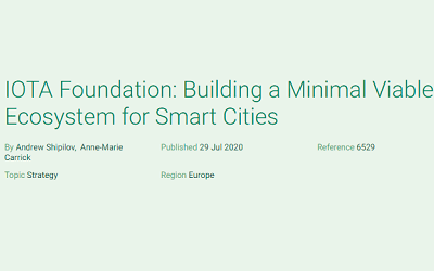 IOTA Foundation: Building a Minimal Viable Ecosystem for Smart Cities