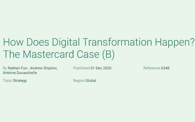How Does Digital Transformation Happen? The Mastercard Case (B)