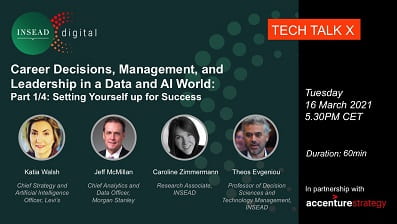Webinar Series: Career Decisions, Management, and Leadership in a Data and AI World. Part 1/4 Setting Yourself up for Success