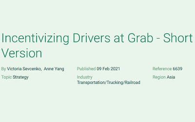 Incentivizing Drivers at Grab – Short Version