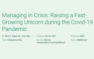 Managing in Crisis: Raising a Fast-Growing Unicorn during the Covid-19 Pandemic