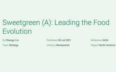 Sweetgreen (A): Leading the Food Evolution