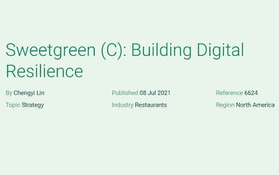 Sweetgreen (C): Building Digital Resilience