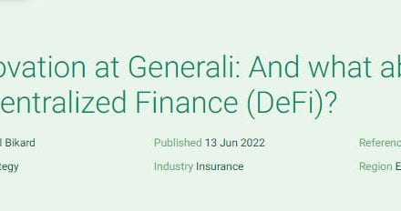 Innovation at Generali: And what about Decentralized Finance (DeFi)?