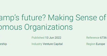Seedcamp’s future? Making Sense of Digital Autonomous Organizations