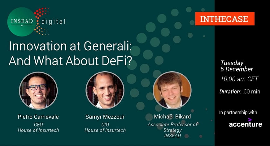 Innovation at Generali: And what about DeFi?