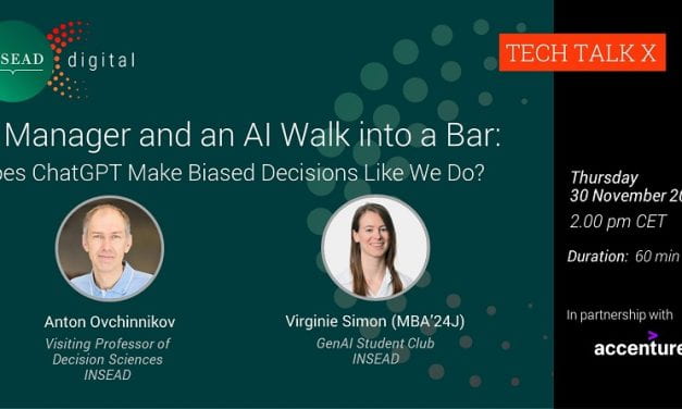 A Manager and an AI Walk into a Bar: Does ChatGPT Make Biased Decisions Like We Do?